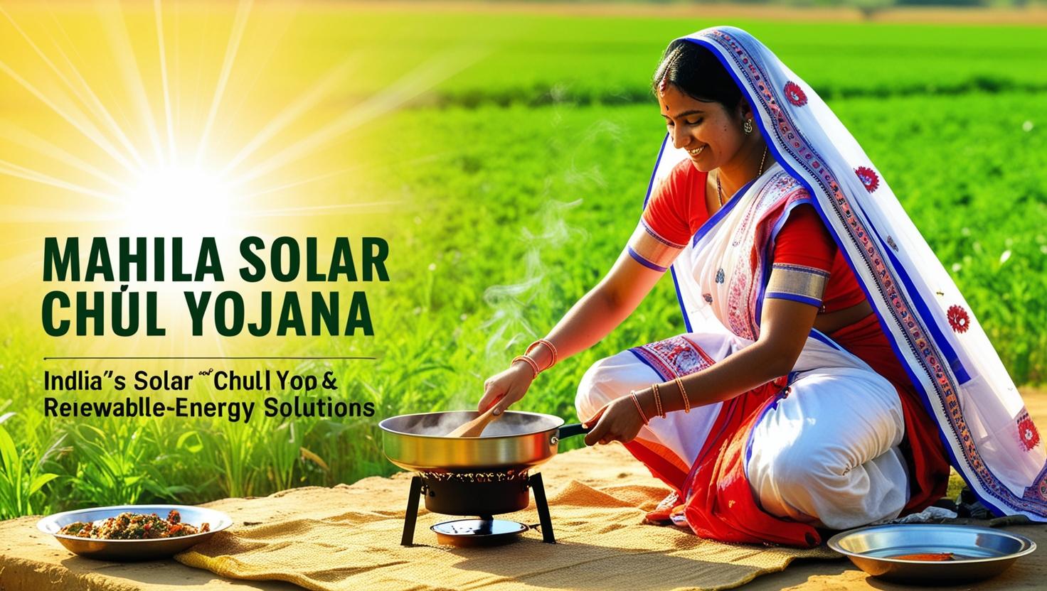 "भारत सरकारच्या मोफत सोलर चूल योजनेद्वारे घरांना स्वच्छ, सुरक्षित आणि पर्यावरणपूरक उर्जा मिळवण्याचा एक उत्तम मार्ग."